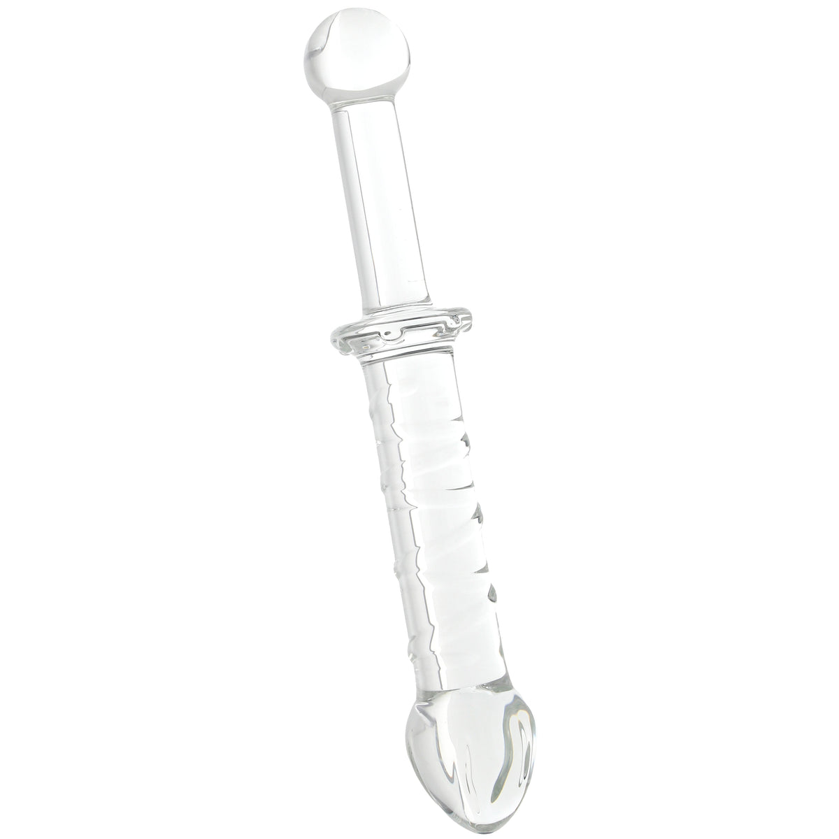 Clarity Elysian Swirl Heavenly Helix Glass Dildo