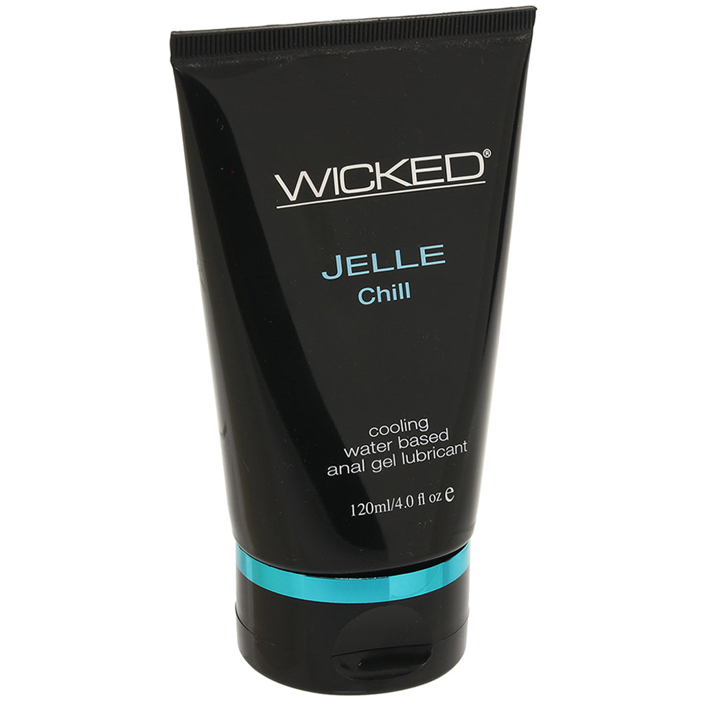 Wicked Jelle Chill Cooling Anal Lube | Luxurious, Soothing & Silicone-Safe 4oz