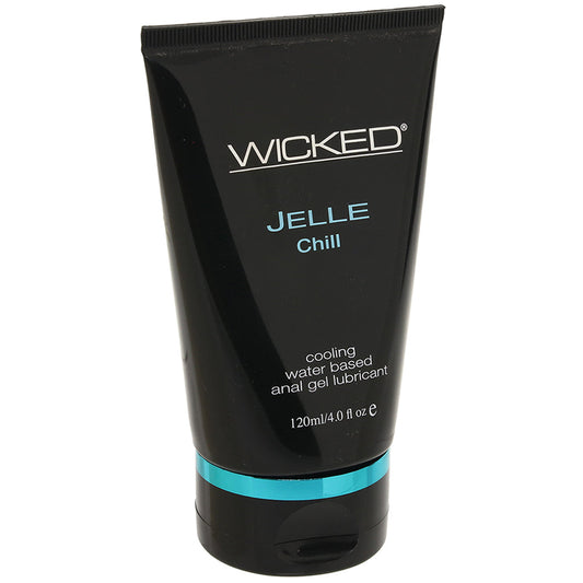 Wicked Jelle Chill Cooling Anal Lube | Luxurious, Soothing & Silicone-Safe 4oz