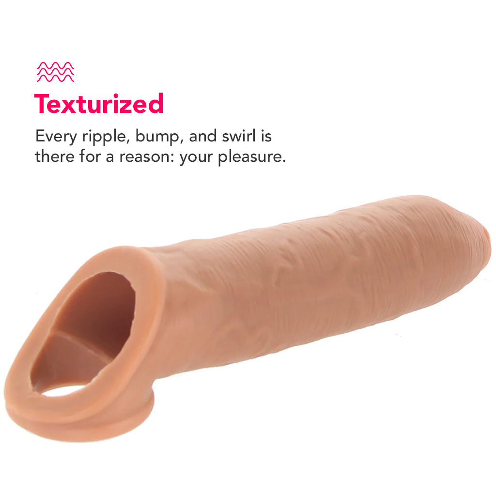 Fantasy X-tensions Elite Uncut Enhancer with Strap in Tan