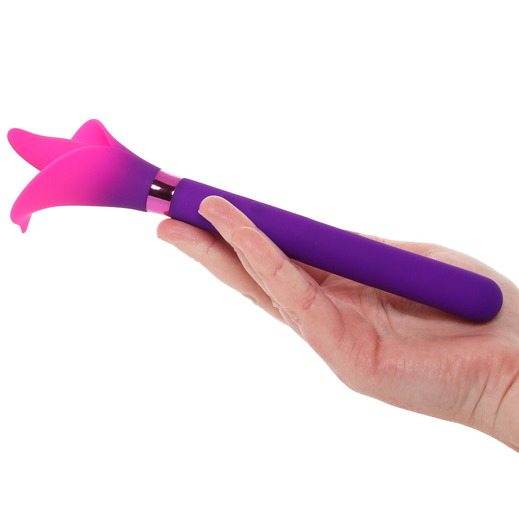Maia Vala Fiercely Powerful Silicone Flower Vibe in Purple - Vibrators - HoneyHugs Canada (View 4)