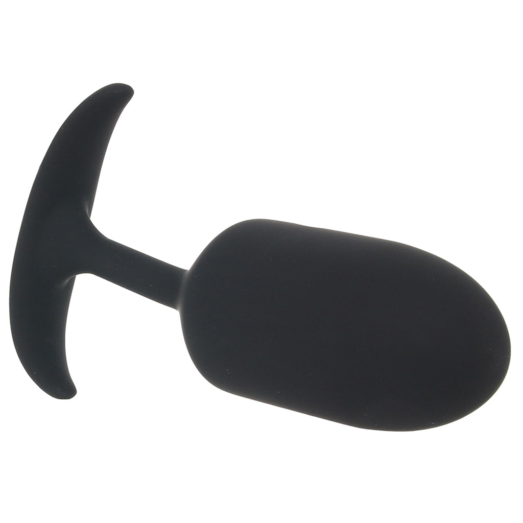Heavy Hitters Weighted Silicone Anal Plug Vibe