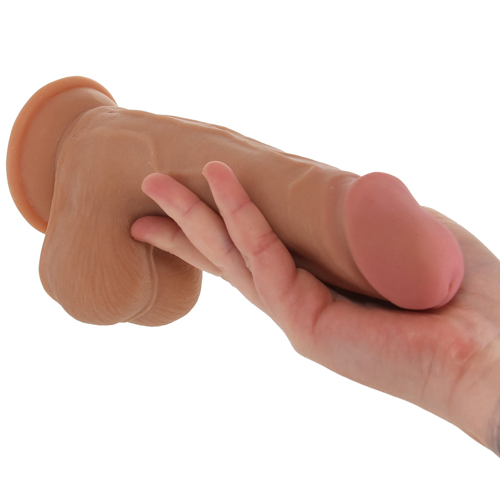 Jock Hard-Core 7.5 Inch Triple Density Dildo in Tan