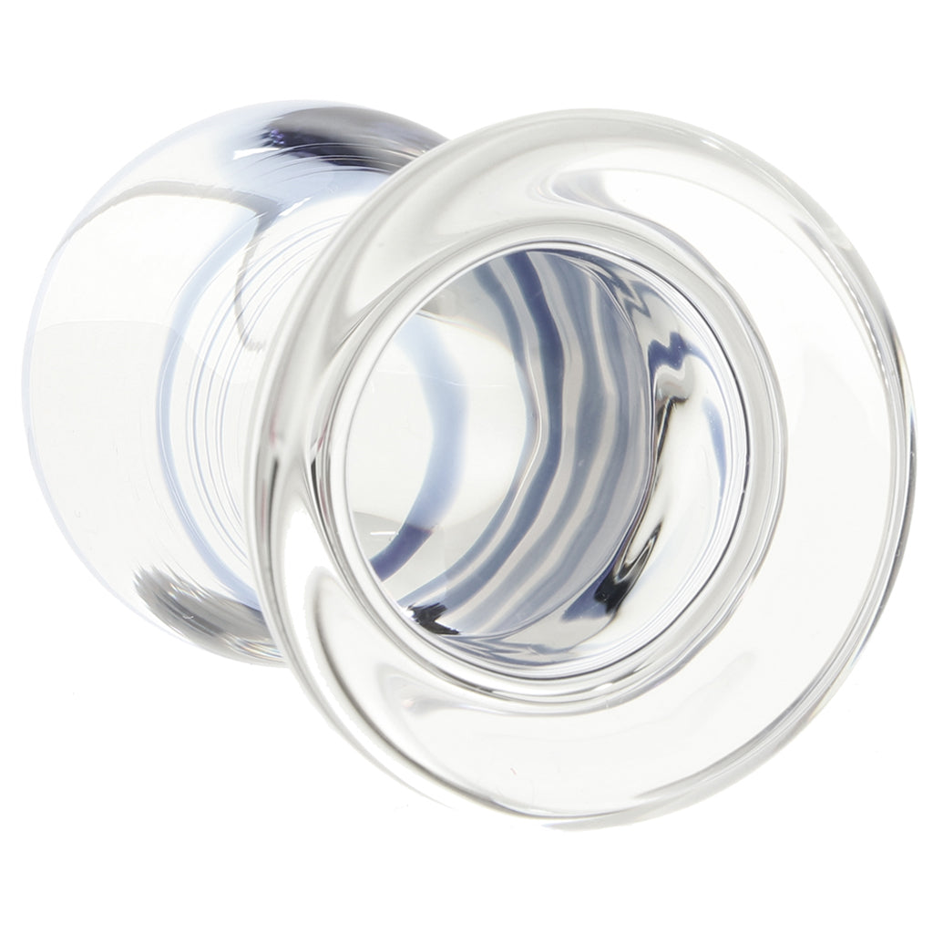 gläs Amethyst Rain Butt Plug | Luxury Hand-Blown Glass for Exquisite Anal Pleasure