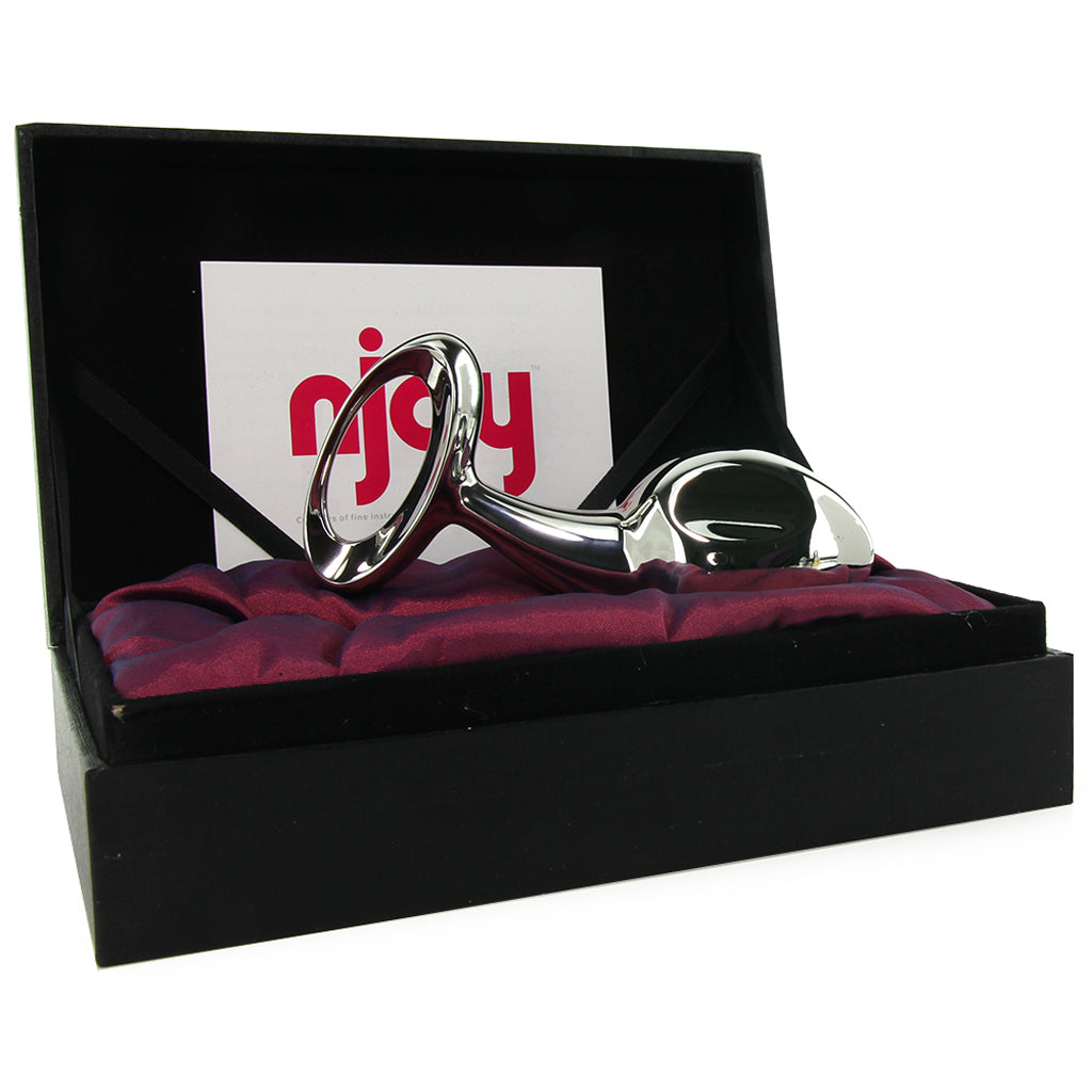 nJoy Pure Plug 2.0: Luxury Stainless Steel Butt Plug for Deep, Lasting Pleasure