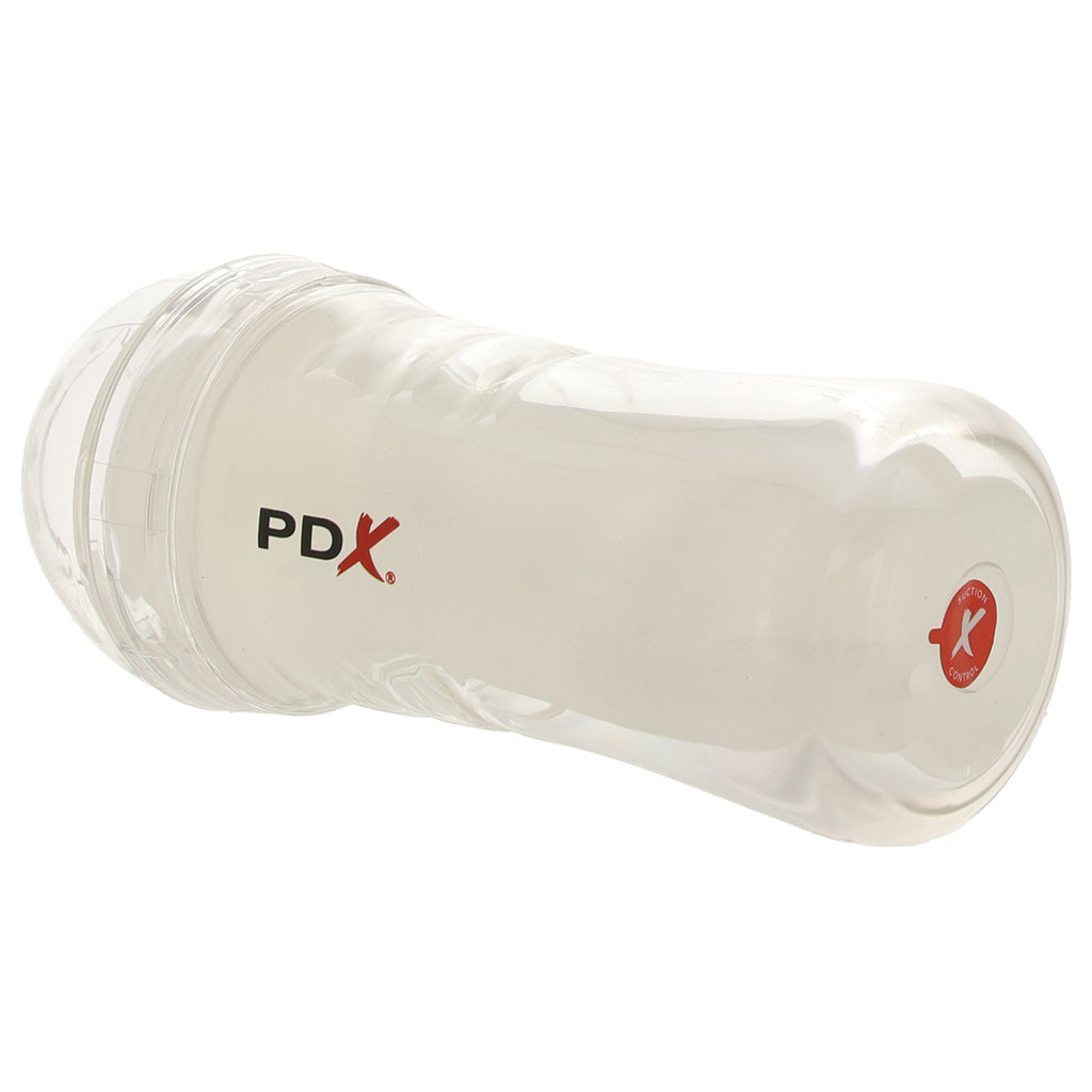 PDX Wet Pussies Super Luscious Lips Stroker in Clear
