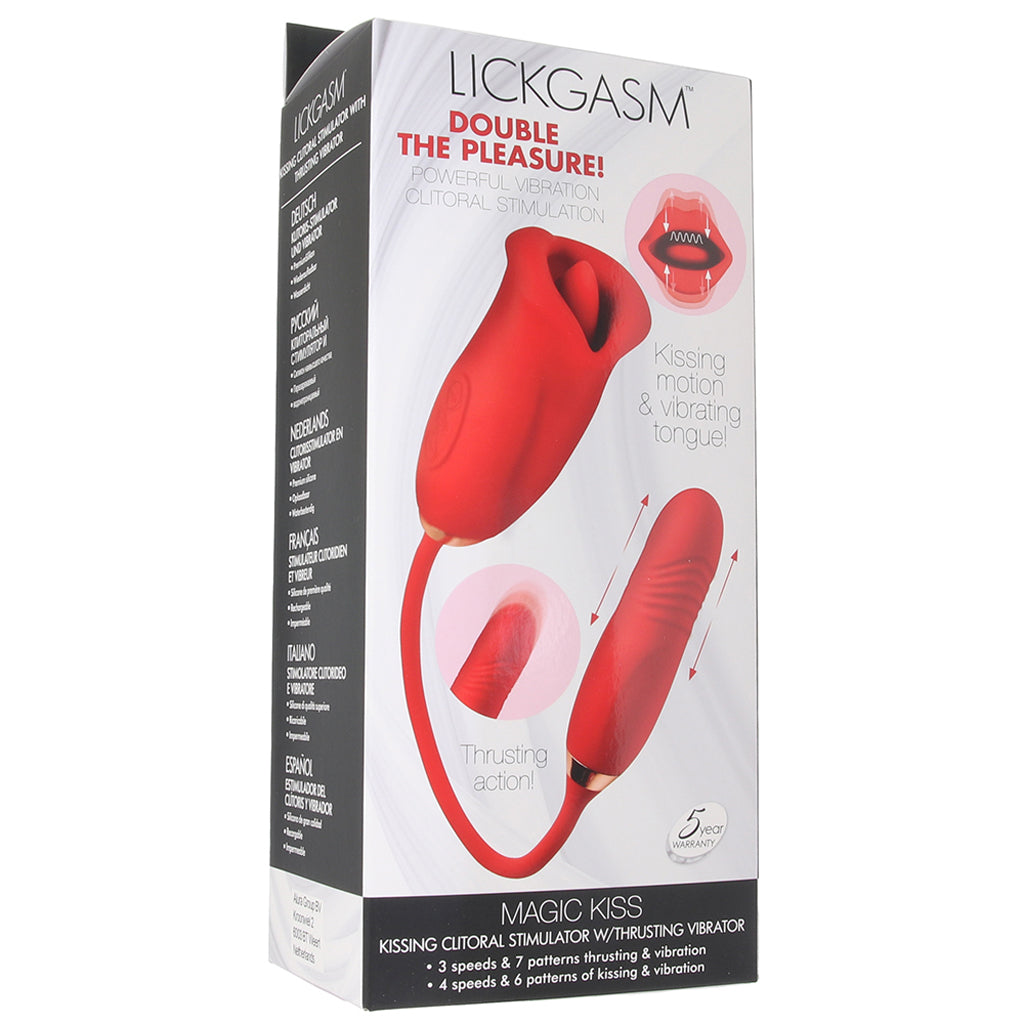 Lickgasm Lickgasm Magic Kiss Licking and Thrusting Vibe - Vibrators - HoneyHugs Canada (View 6)