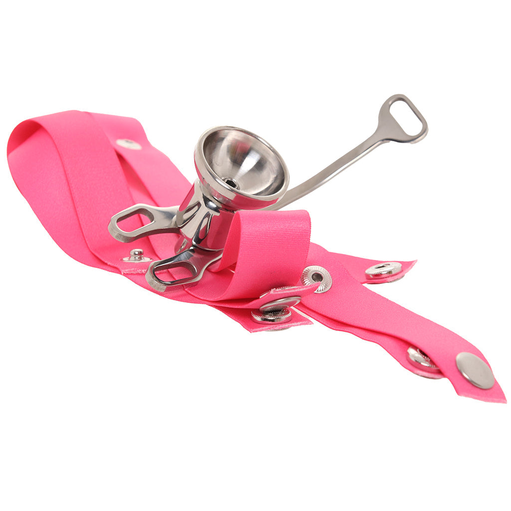 Master Series Sissy Vice Push-In Chastity Cage: Sculpted Allure & Discreet Control