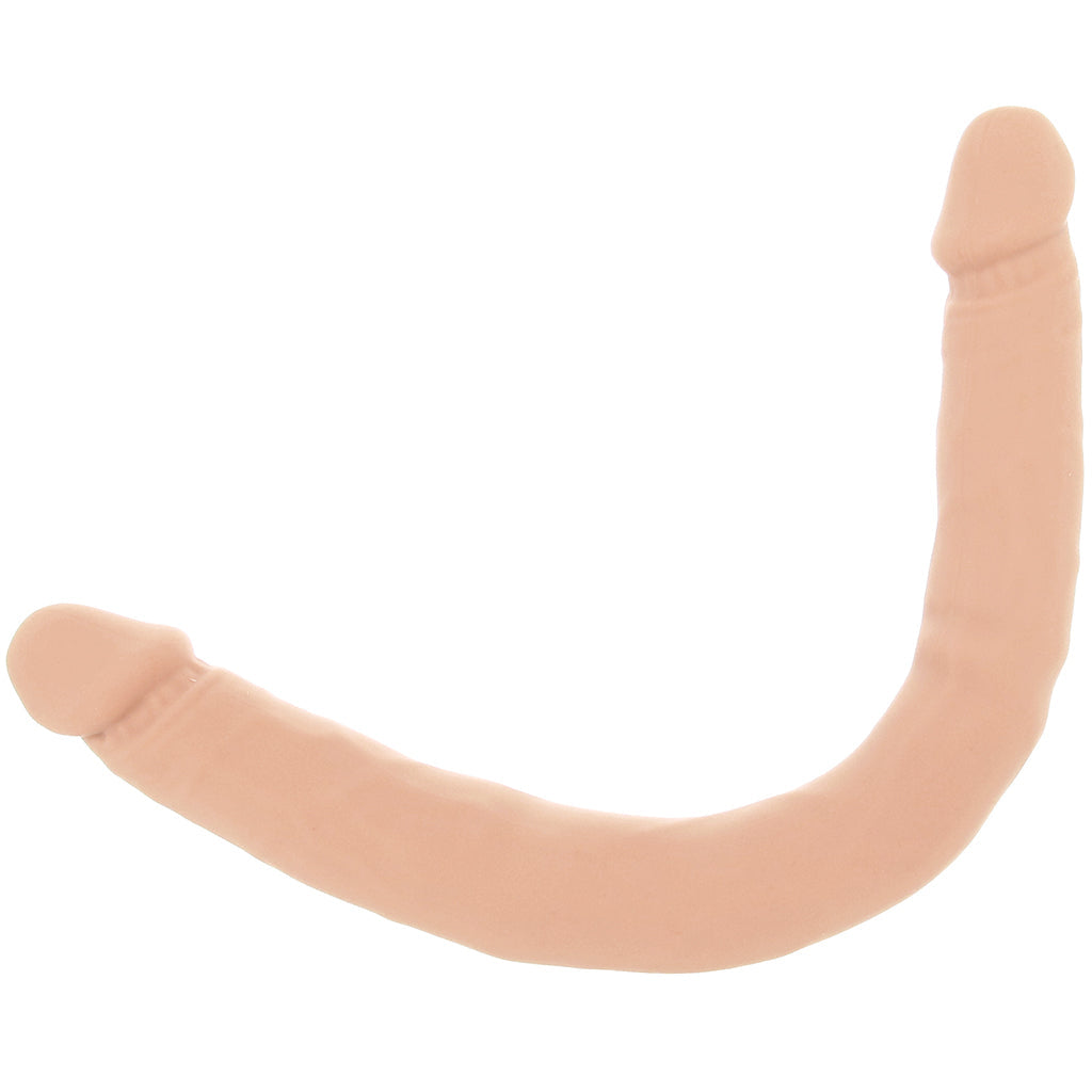 Silicone Studs Bend & Hold 16 Inch Double Dildo in Light