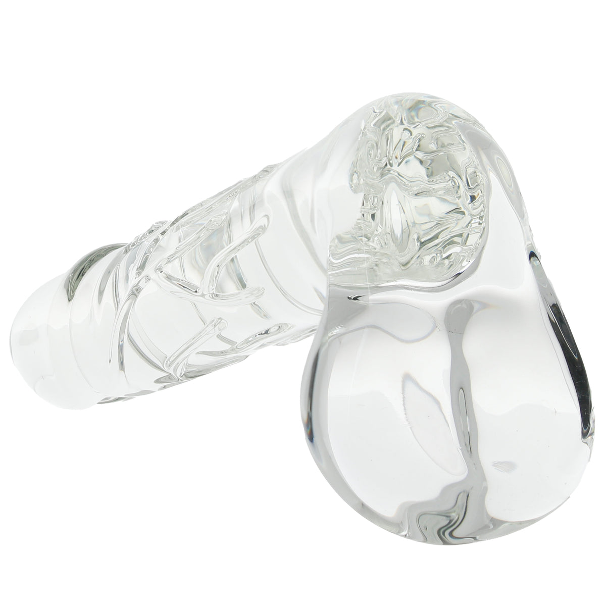 Clarity Seraphic Opus Realistic Ballsy Glass Dildo