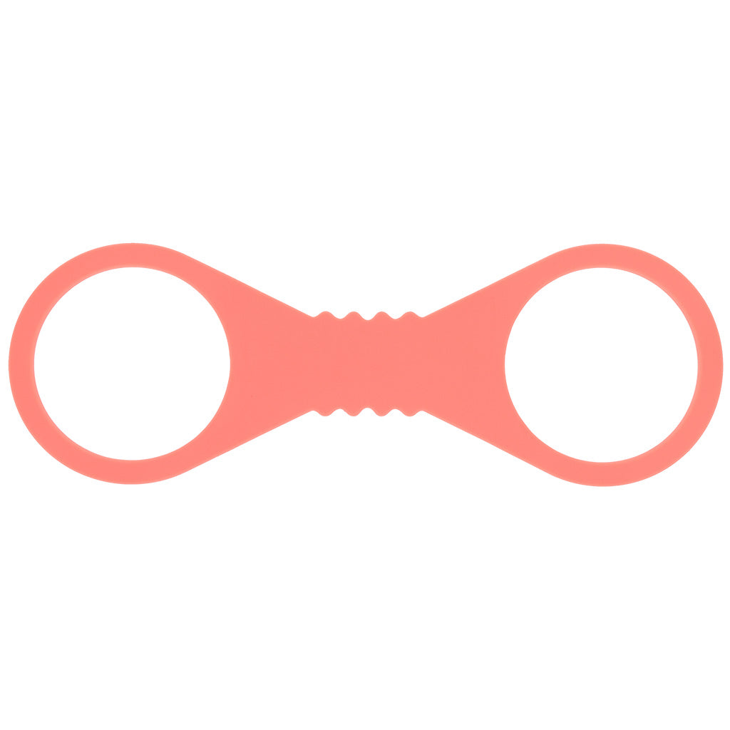 S&M Peaches 'n CreaMe Silicone Cuffs in Large