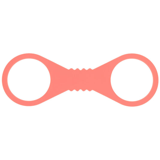 S&M Peaches 'n CreaMe Silicone Cuffs in Large
