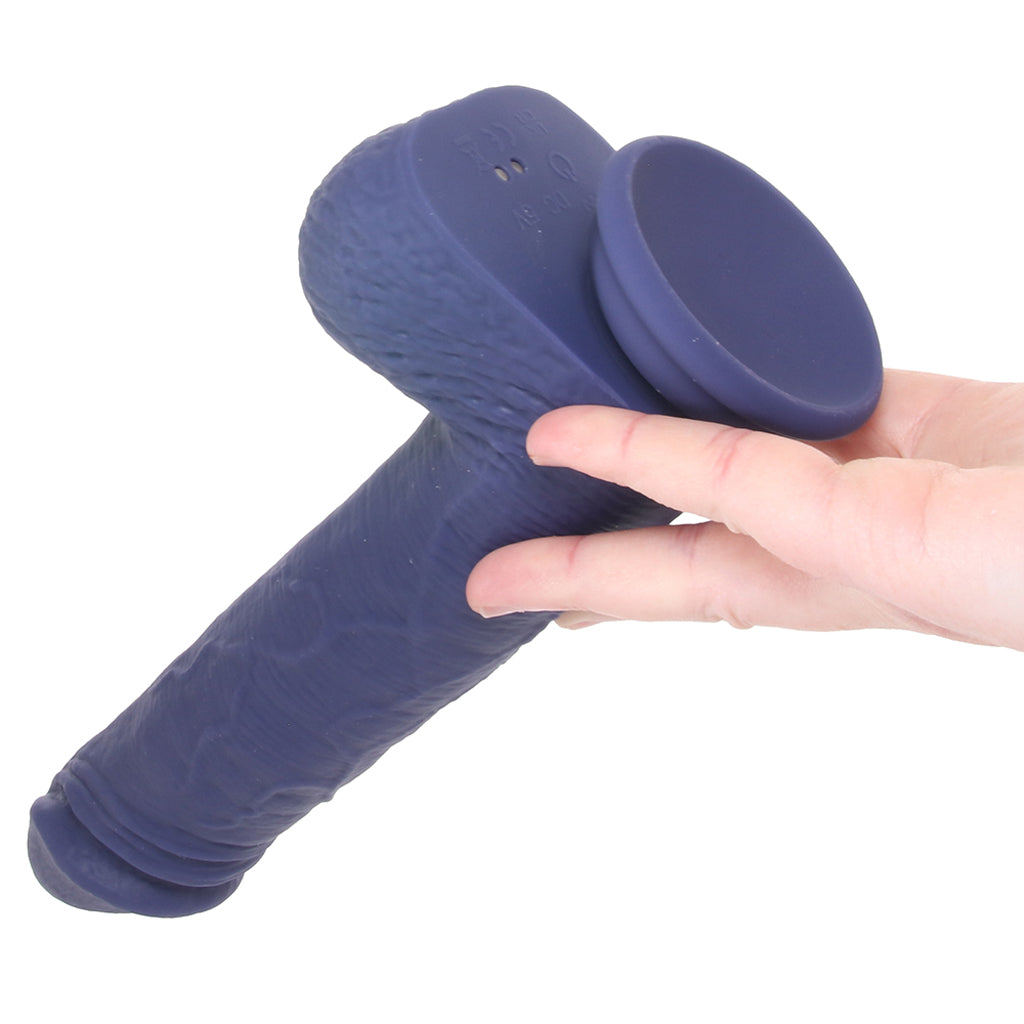 Evolved Novelties Pleasure Rider Remote Thrusting Vibe in Purple - Vibrators - HoneyHugs Canada (View 4)