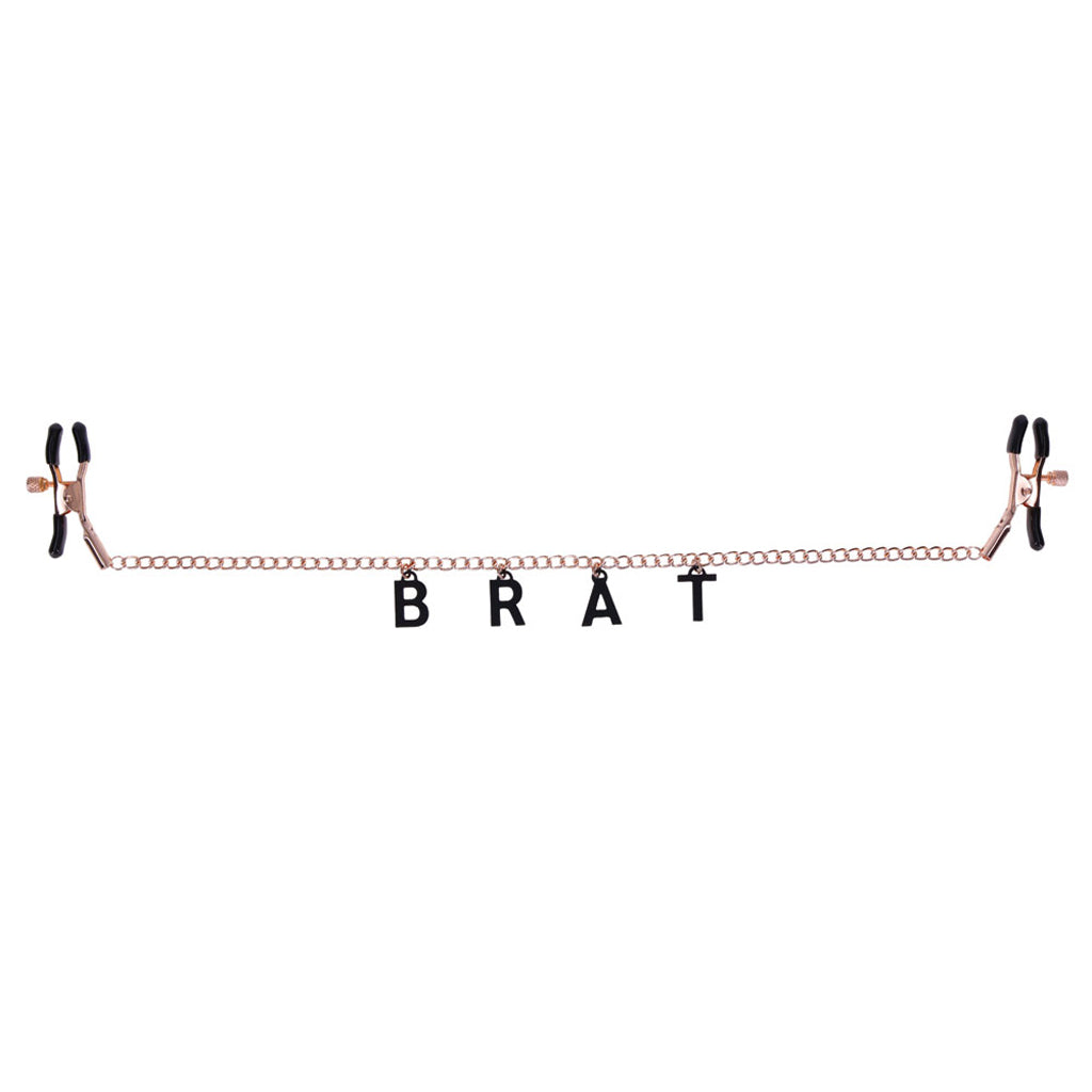 Brat Charmed Nipple Clamps by Sex & Mischief: Seductive Tease & Adjustable Pleasure