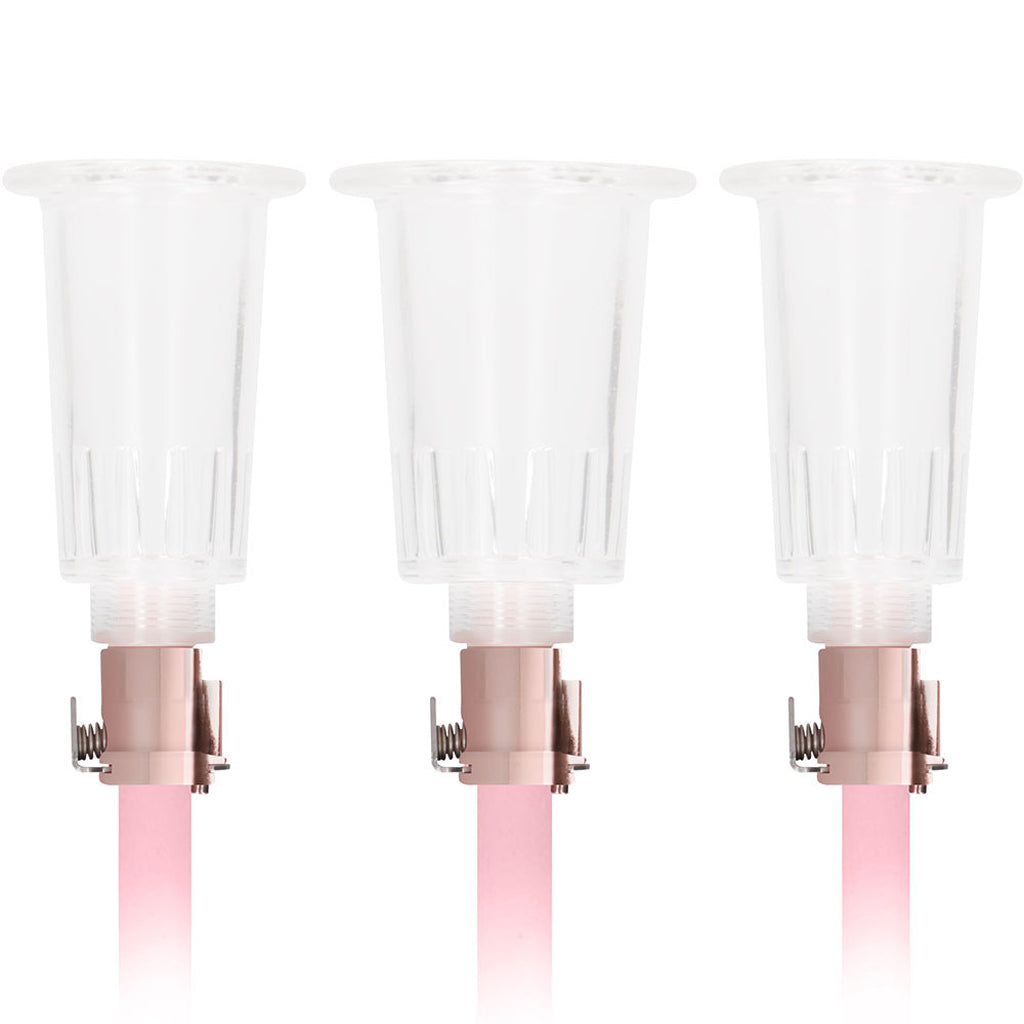 Pumped Pumped Rose Gold Clitoral & Nipple Pump Set in Large - Vibrators - HoneyHugs Canada (View 4)