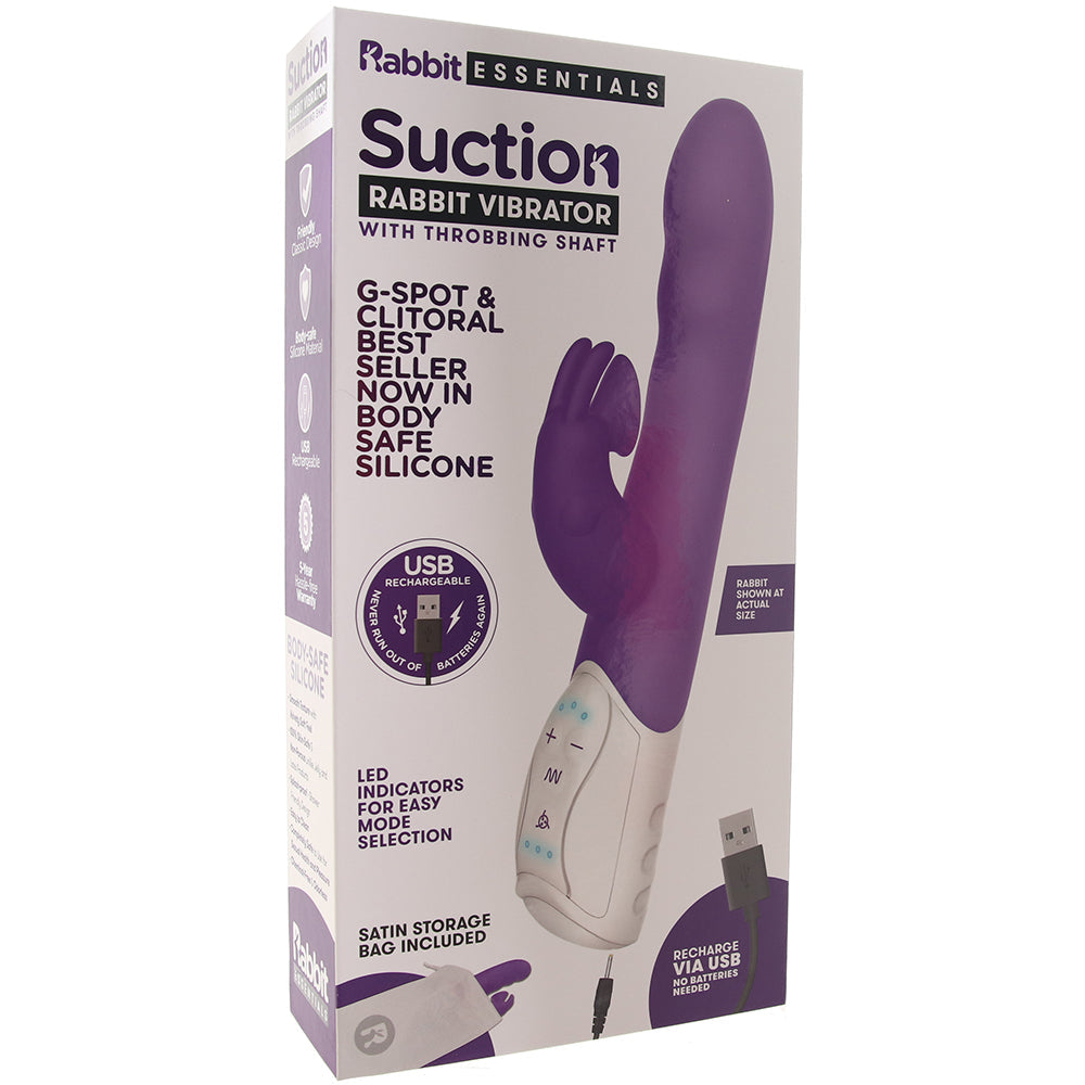 Electric Eel Silicone Suction Rabbit Vibe in Purple - Vibrators - HoneyHugs Canada (View 6)