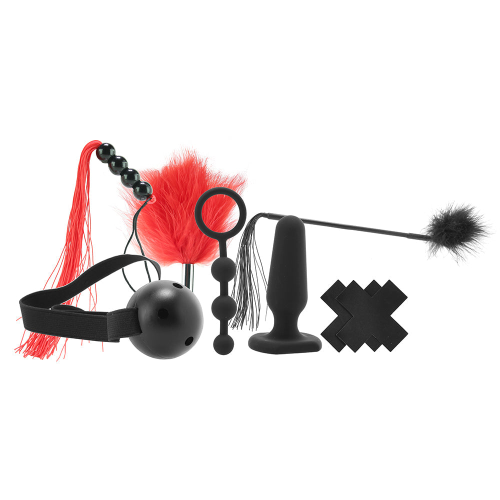 Lux Fetish Complete BDSM Experience: 20-Piece Bedspreader & Play Set