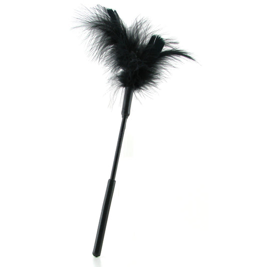 Feather Tickler 7 Inch Black - Luxurious Sensual Tease & Thrill by Sex & Mischief