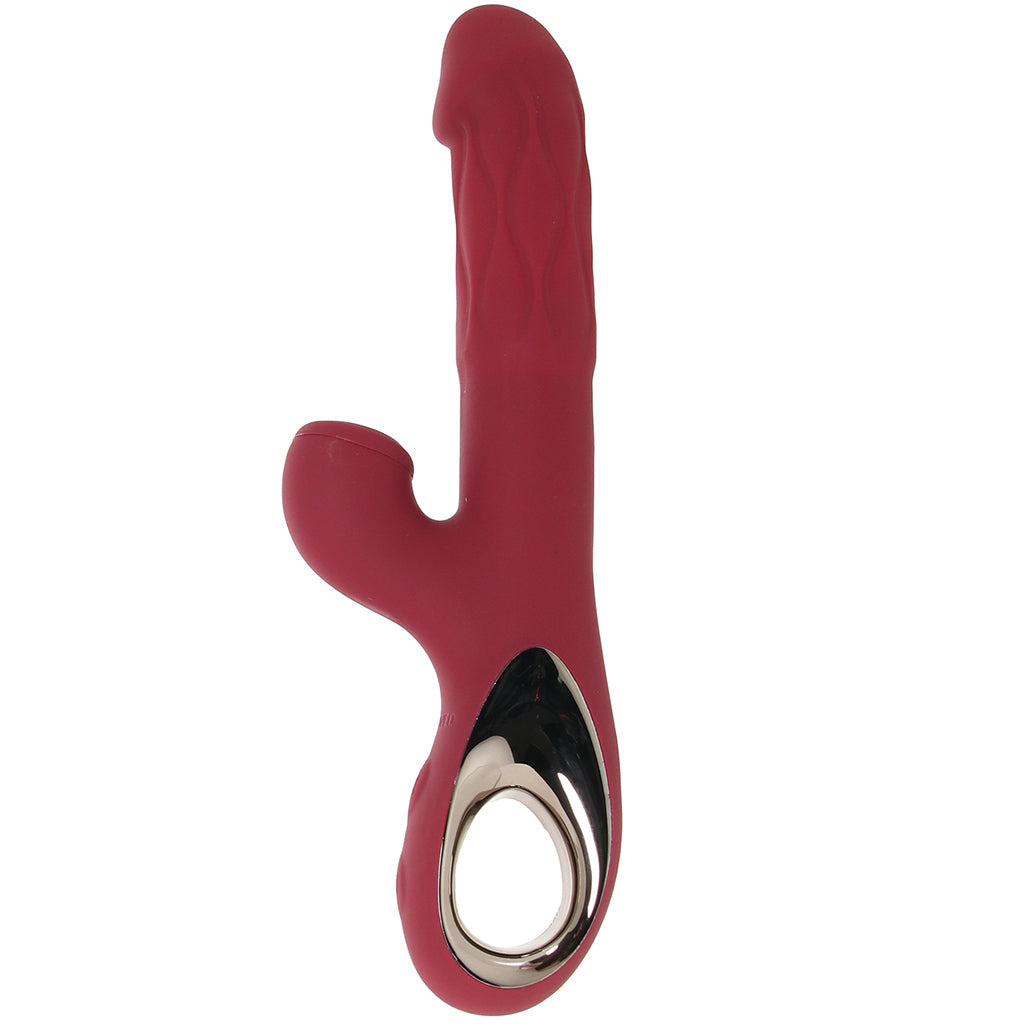 Evolved Novelties Bursting with Pleasure Expanding Rabbit Vibe - Vibrators - HoneyHugs Canada (View 3)