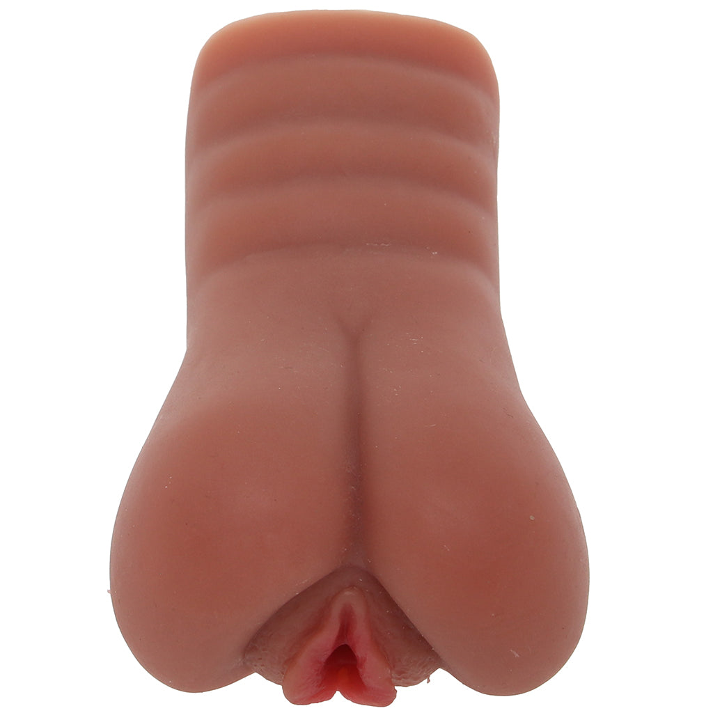 Stroke It Juicy Pussy Stroker in Brown