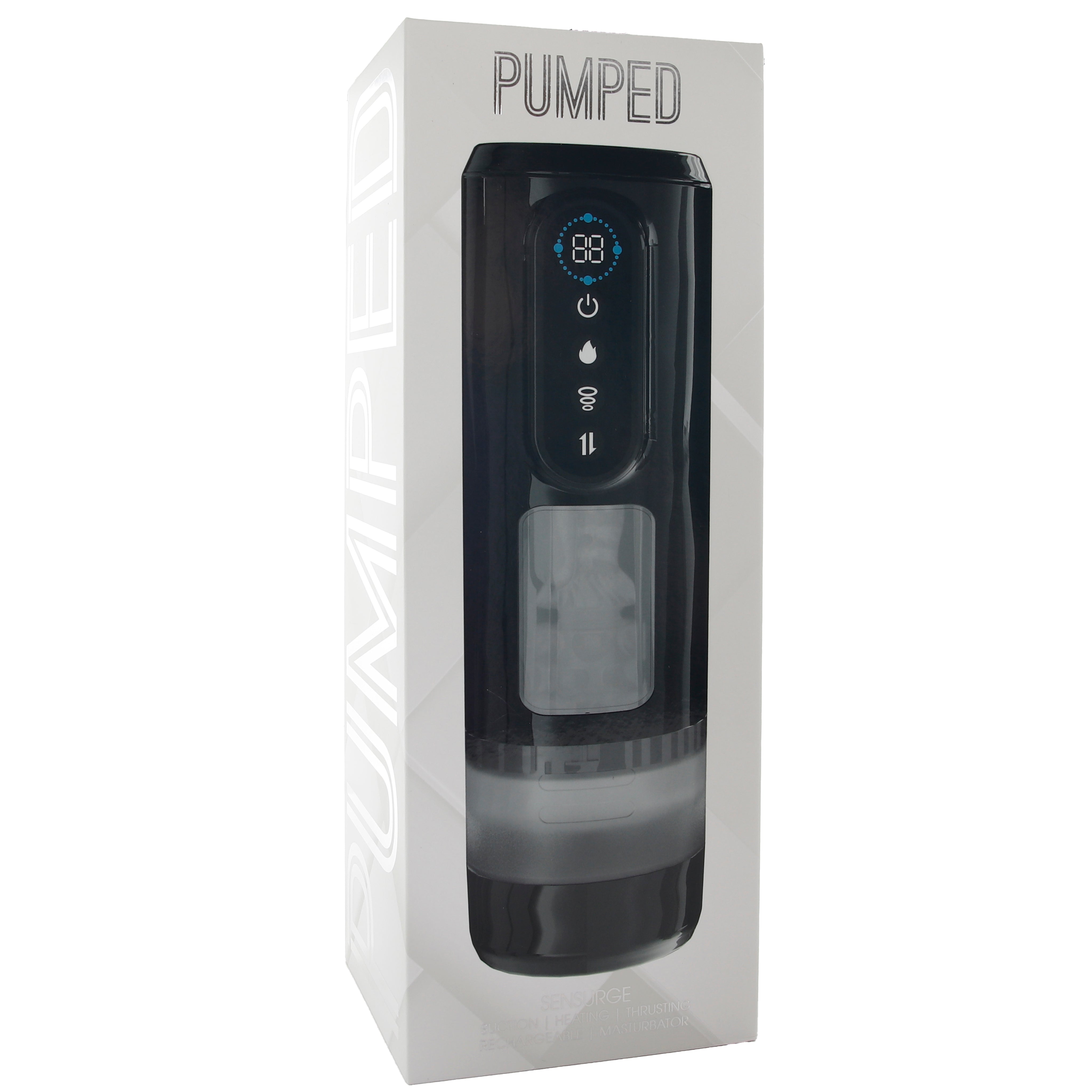 Pumped Sensurge Automatic Masturbator in Black