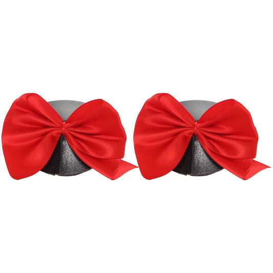 Nipple Couture Red Bow Covers