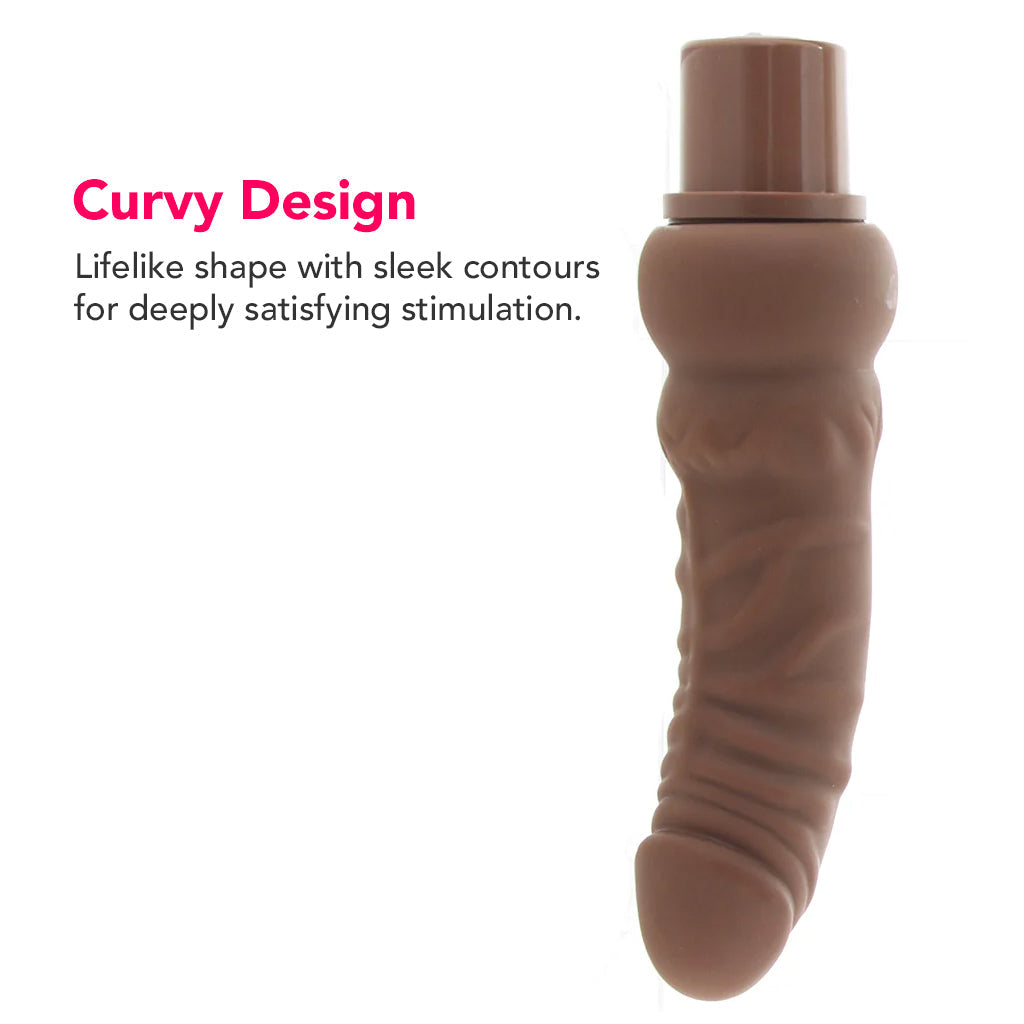 Power Stud Rechargeable Curvy Vibe in Brown