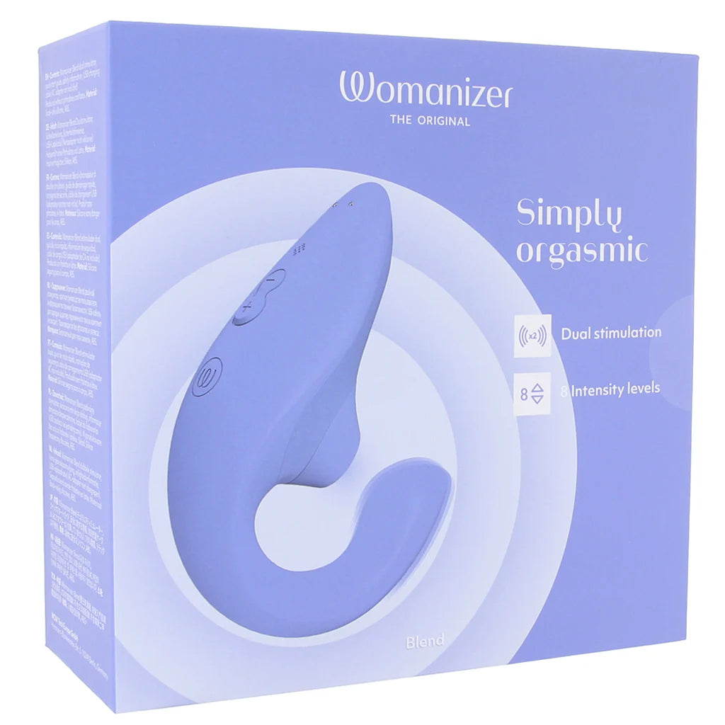 Womanizer Womanizer Blend Dual Stimulator in Blue - Vibrators - HoneyHugs Canada (View 9)