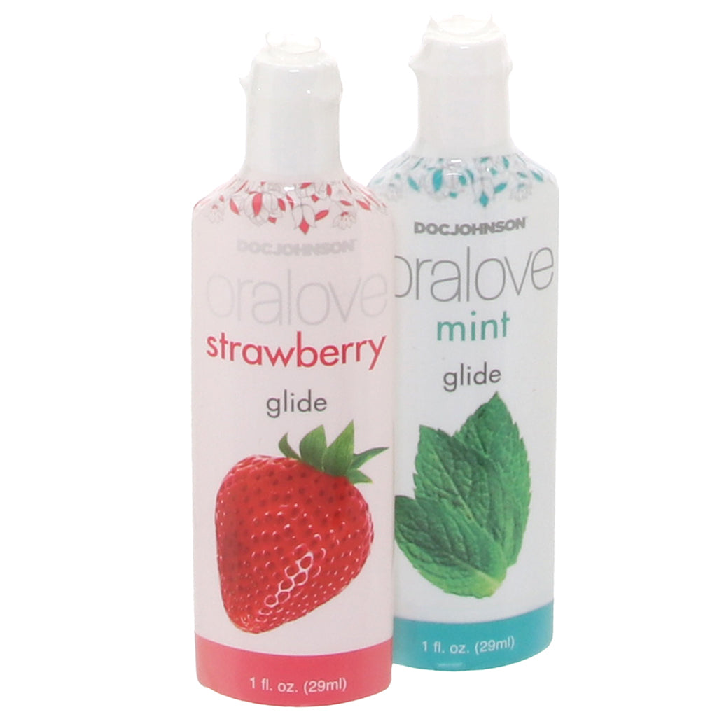 Oralove Delicious Duo: Strawberry & Mint Lickable Lubes – Sweeten Every Sensation