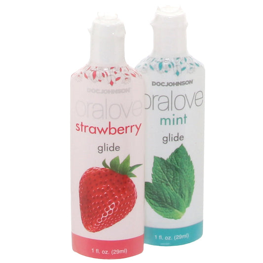 Oralove Delicious Duo: Strawberry & Mint Lickable Lubes – Sweeten Every Sensation