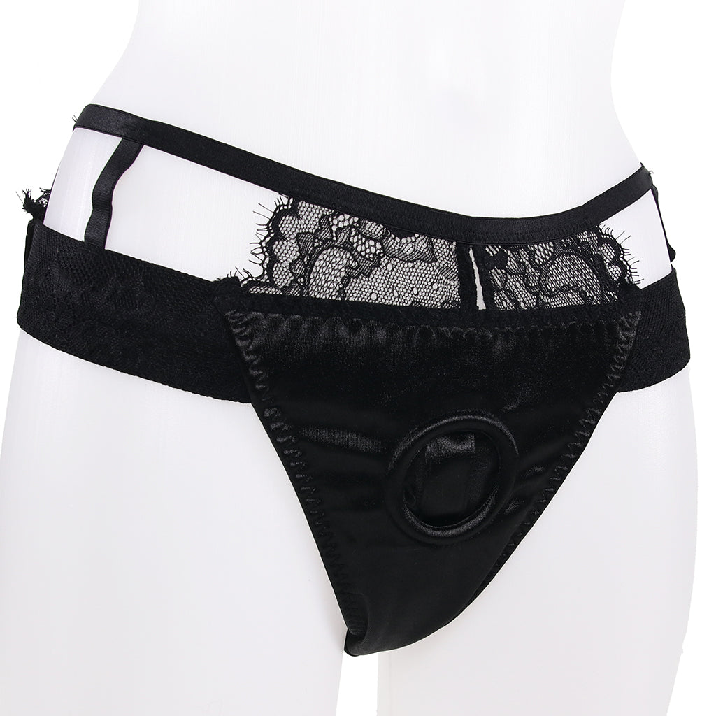 Bedroom Bliss Belle Panty Harness & Garter in Large
