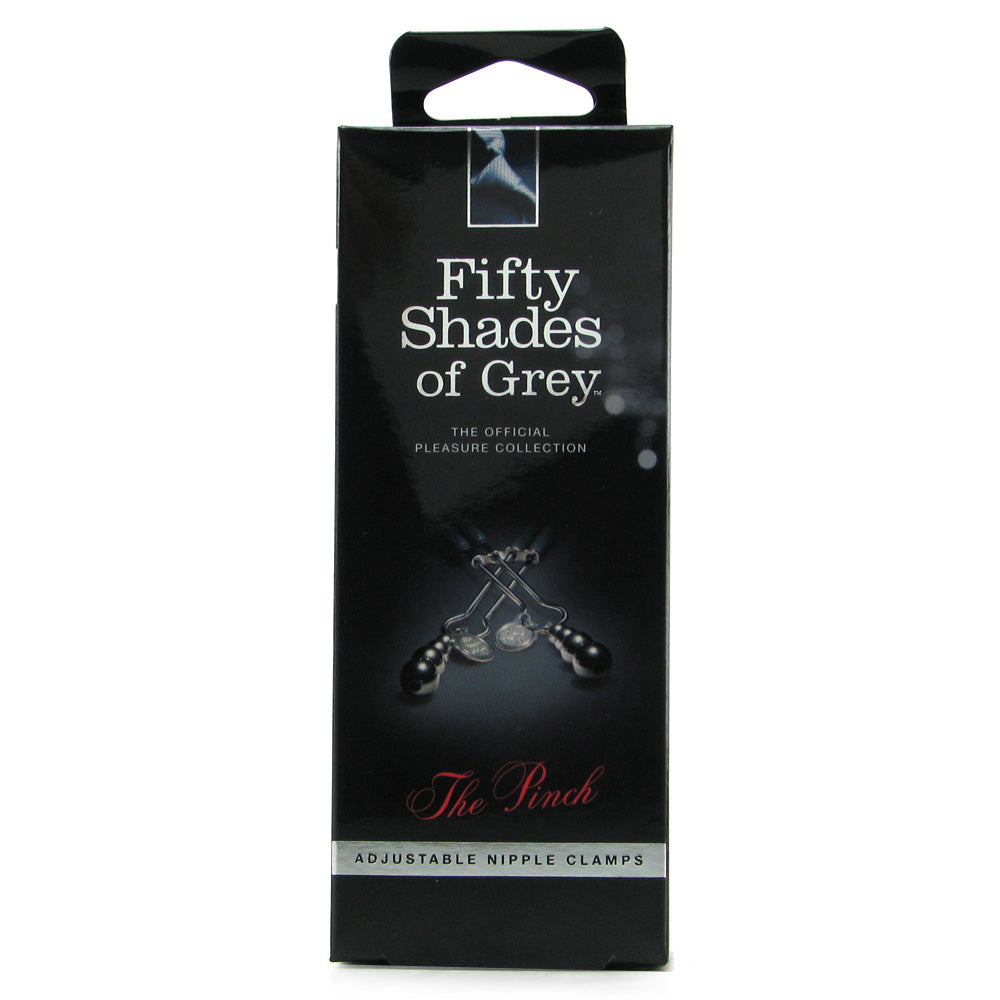 Official Fifty Shades of Grey The Pinch Nipple Clamps - Adjustable Sensation Play