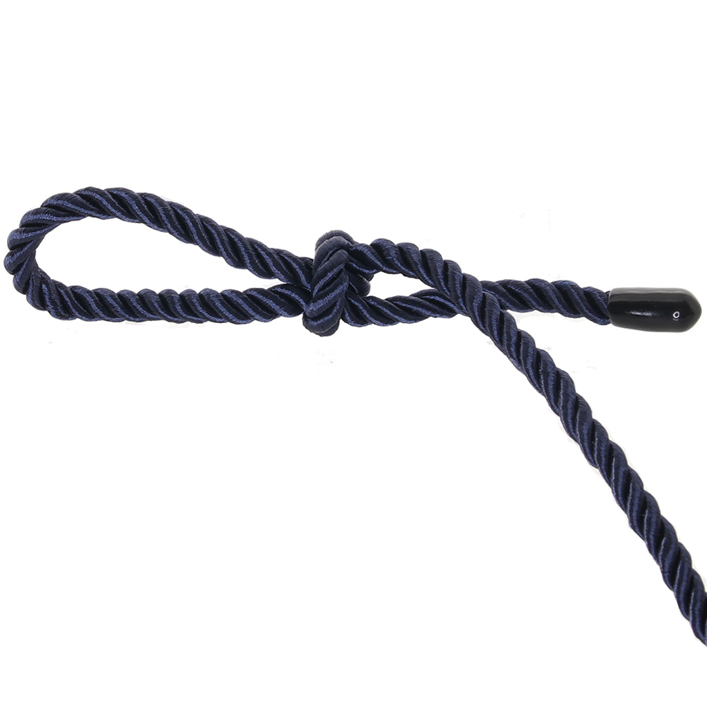 Bondage Couture Luxurious Blue Satin Rope - Velvet-Soft Restraints