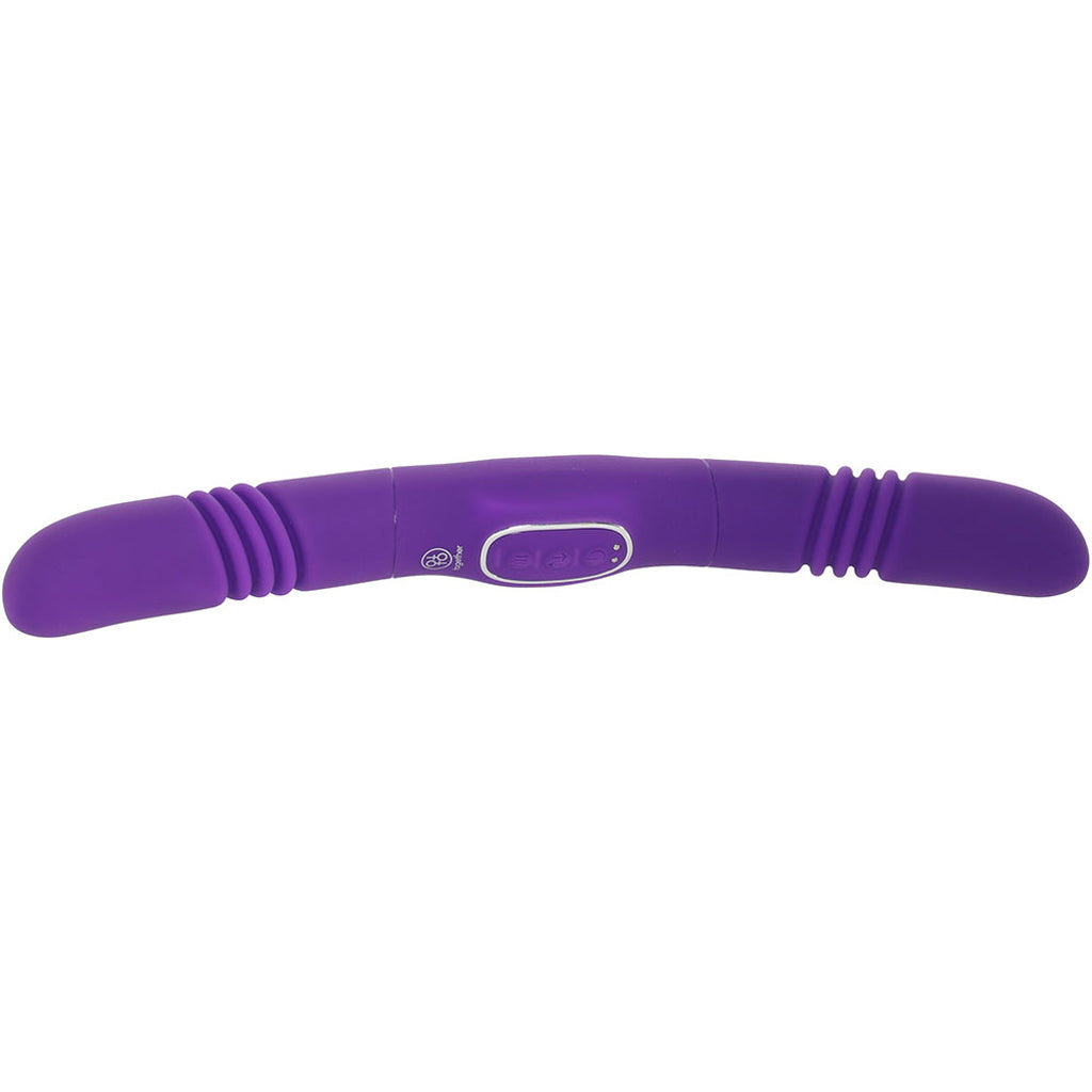 Together Together Double Delight Vibrating & Thrusting Dildo - Vibrators - HoneyHugs Canada (View 5)