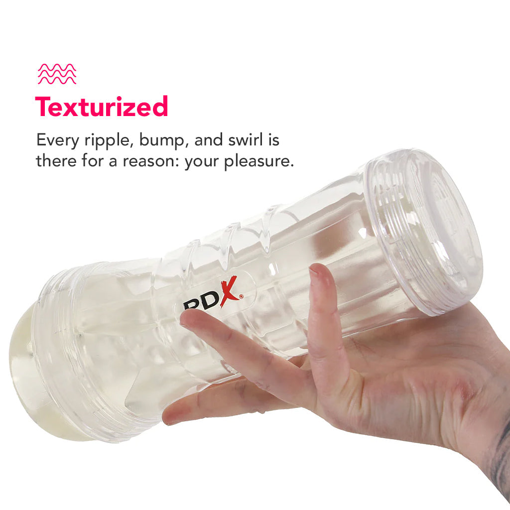 PDX Elite ViewTube Vac XXL Stroker with Hand Pump