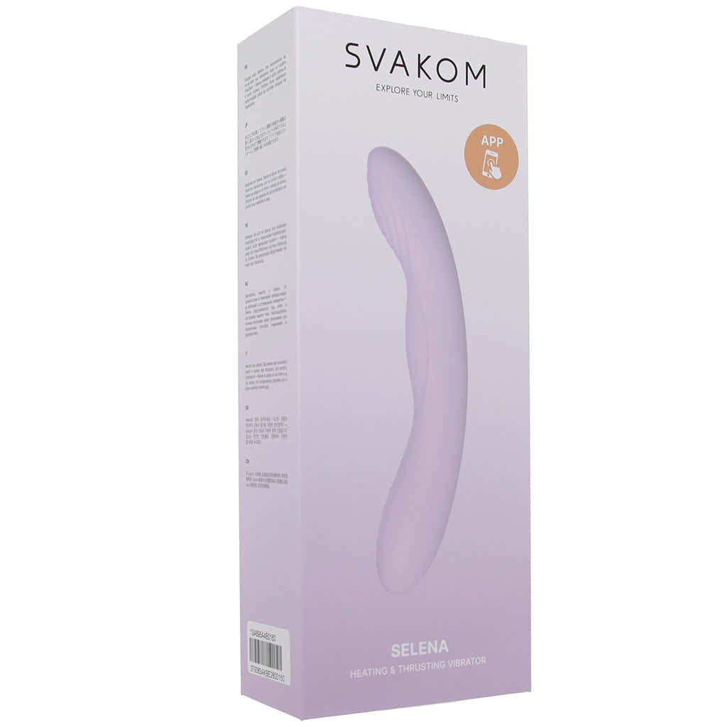Selena Heating & Thrusting Vibe in Lilac