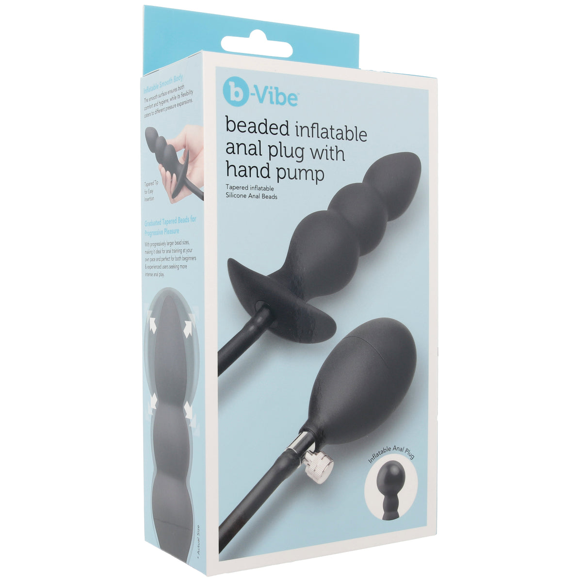 b-Vibe Beaded Inflatable Anal Plug
