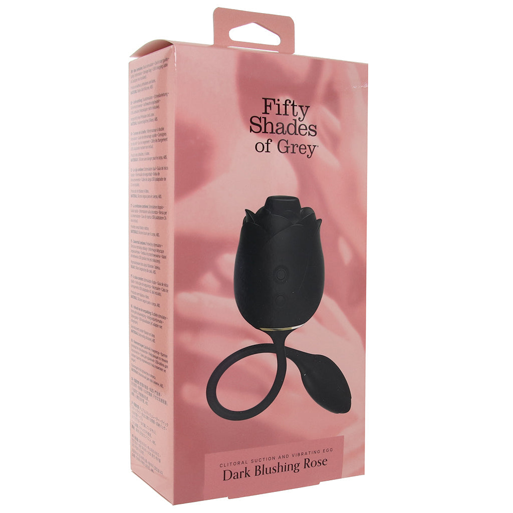 Dark Blushing Rose with Vibrating Egg