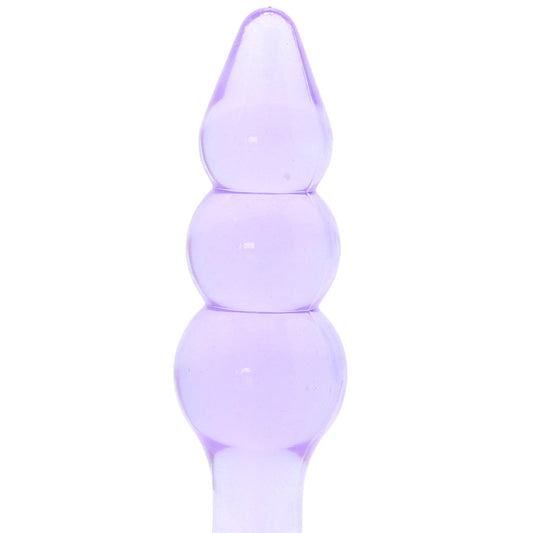 Jelly Rancher Ripple T Butt Plug: Luxurious Silicone Anal Pleasure for Beginners in Purple