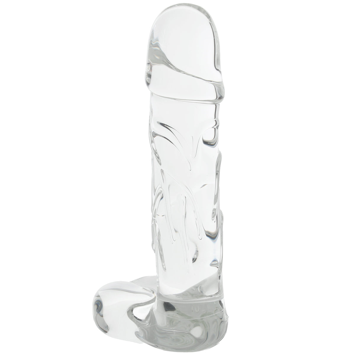 Clarity Seraphic Opus Realistic Ballsy Glass Dildo