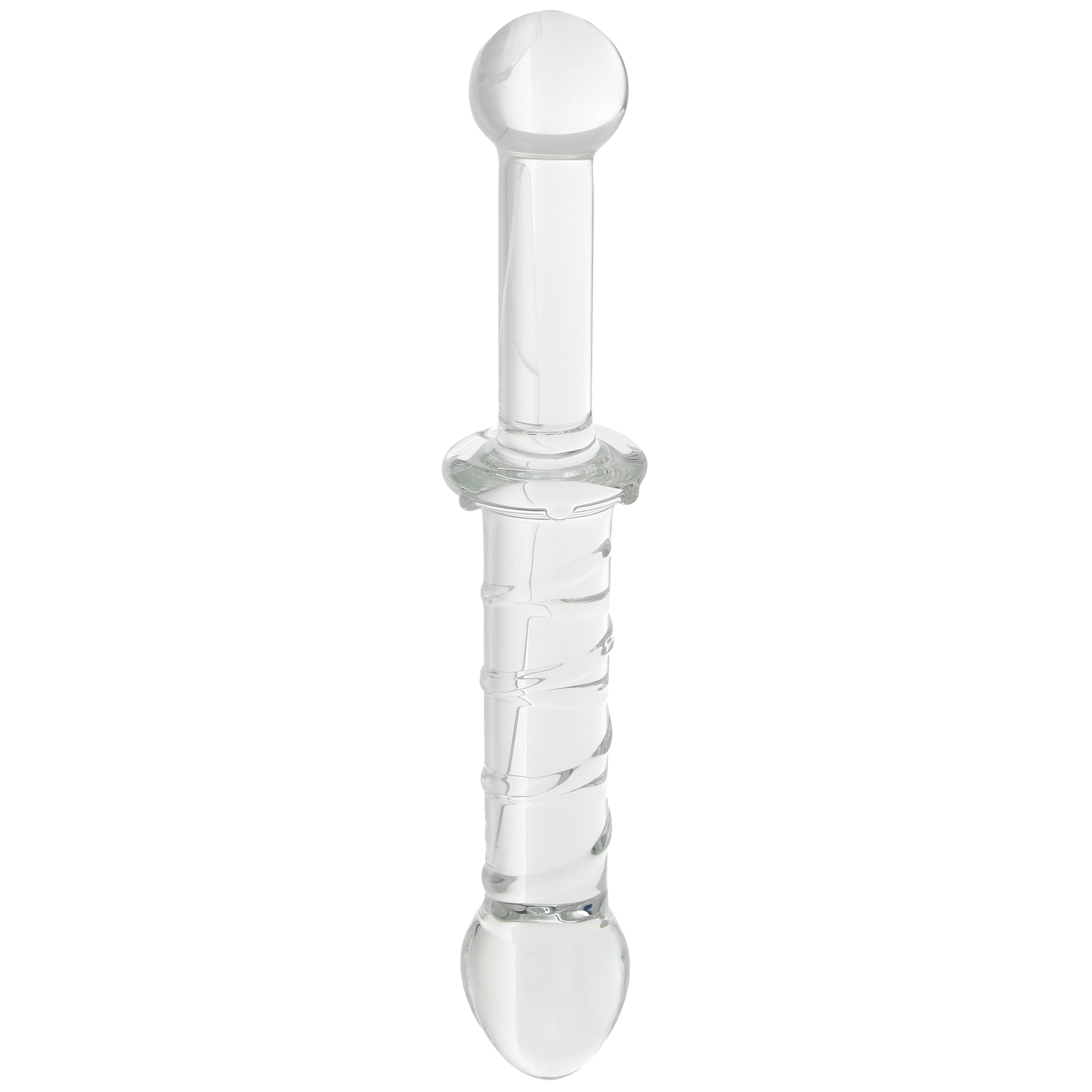 Clarity Elysian Swirl Heavenly Helix Glass Dildo