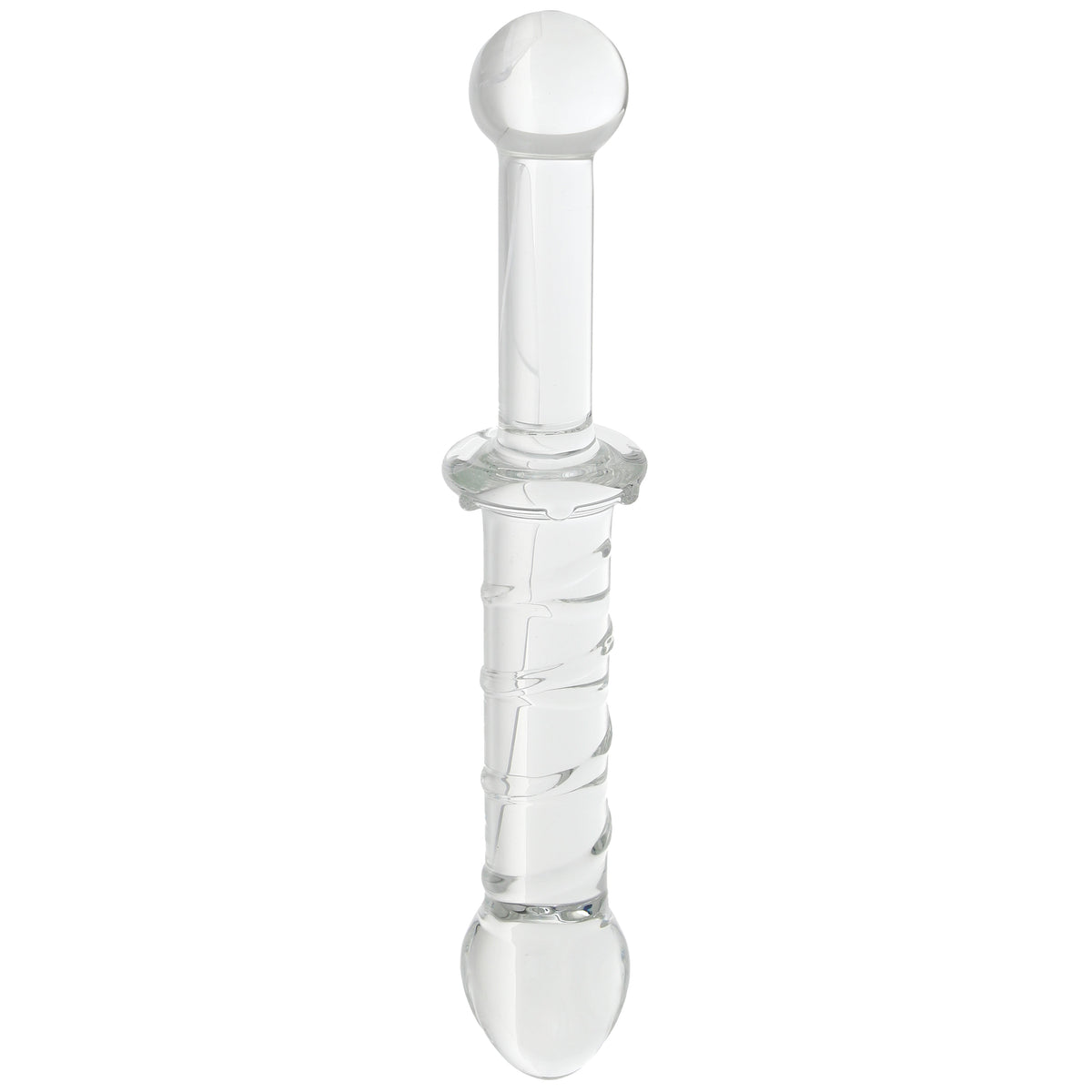 Clarity Elysian Swirl Heavenly Helix Glass Dildo