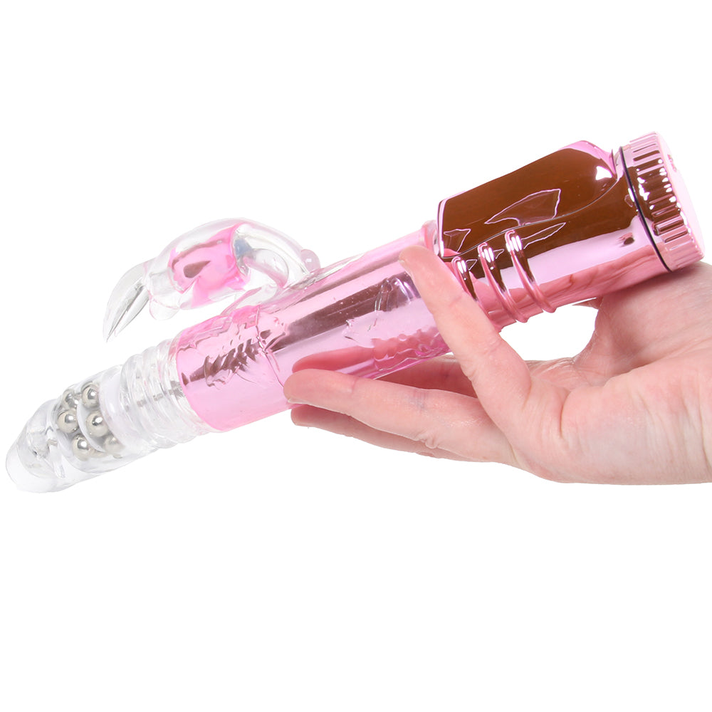 Thrusting Orgasm Bunny Vibe in Pink