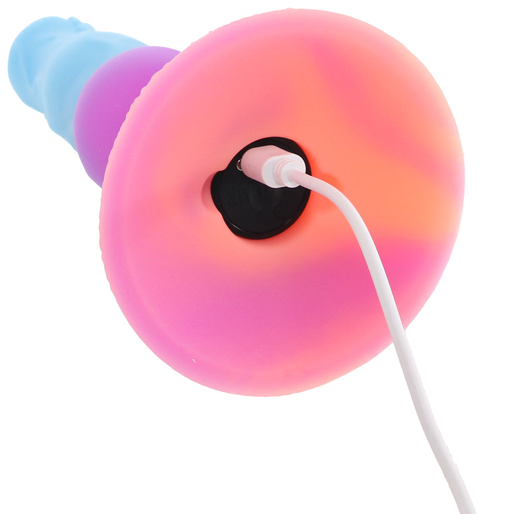 Creature Cocks Astro Cock Vibrating Glow Dildo