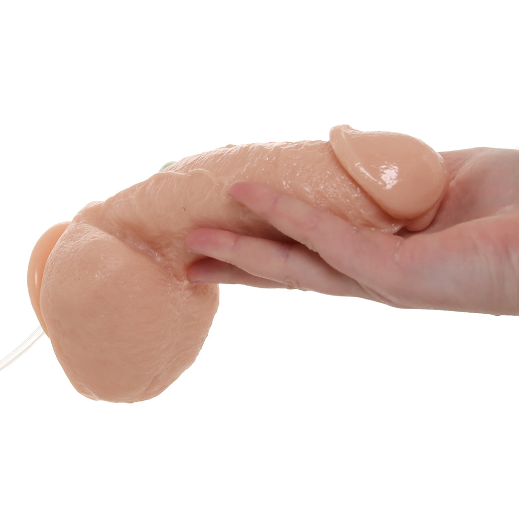 The Amazing Squirting Realistic Cock in White