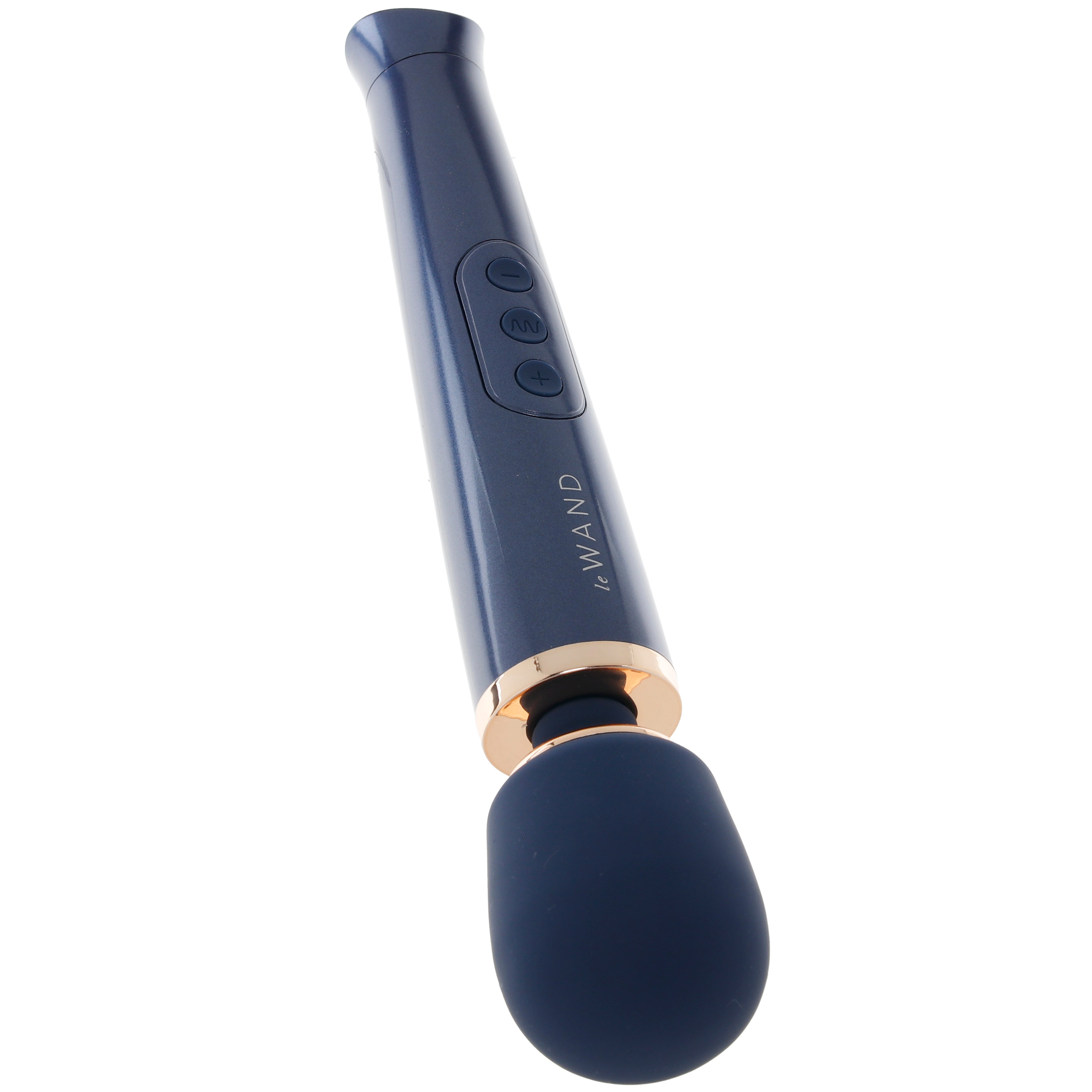Le Wand Petite Vibrating Wand Massager in Navy