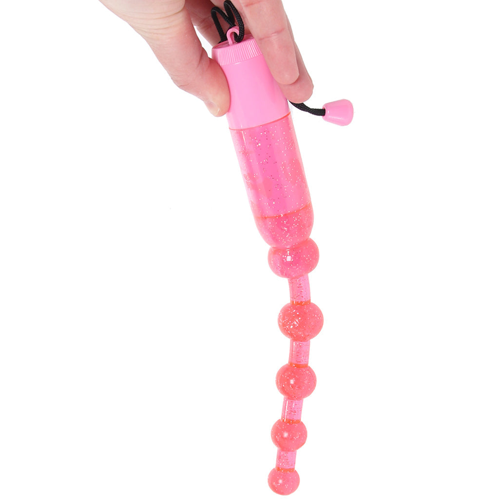 CalExotics Waterproof Vibrating Pleasure Beads in Pink - Vibrators - HoneyHugs Canada (View 4)