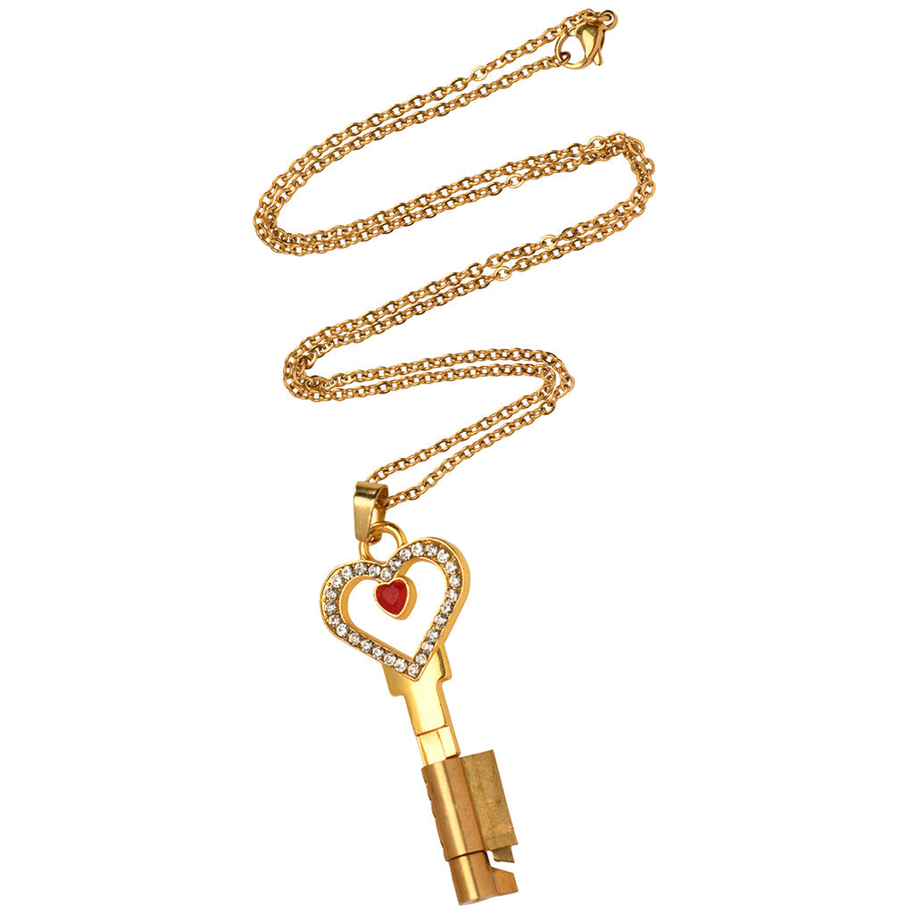 Master Series Possession Chastity Key Necklace - Elegant Symbol of Trust & Control