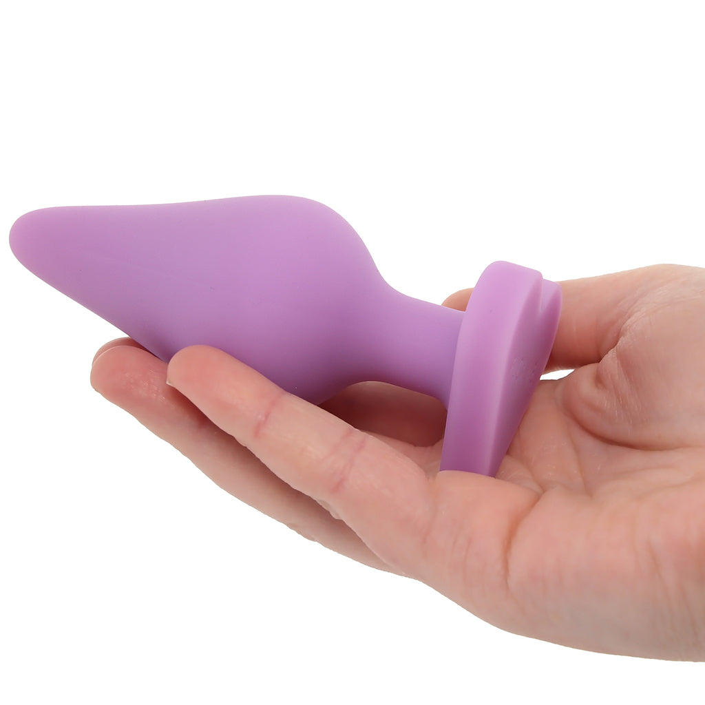 Blush Candy Hearts 'F**k Me' Medium Butt Plug in Purple – Sweet Anal Sensation