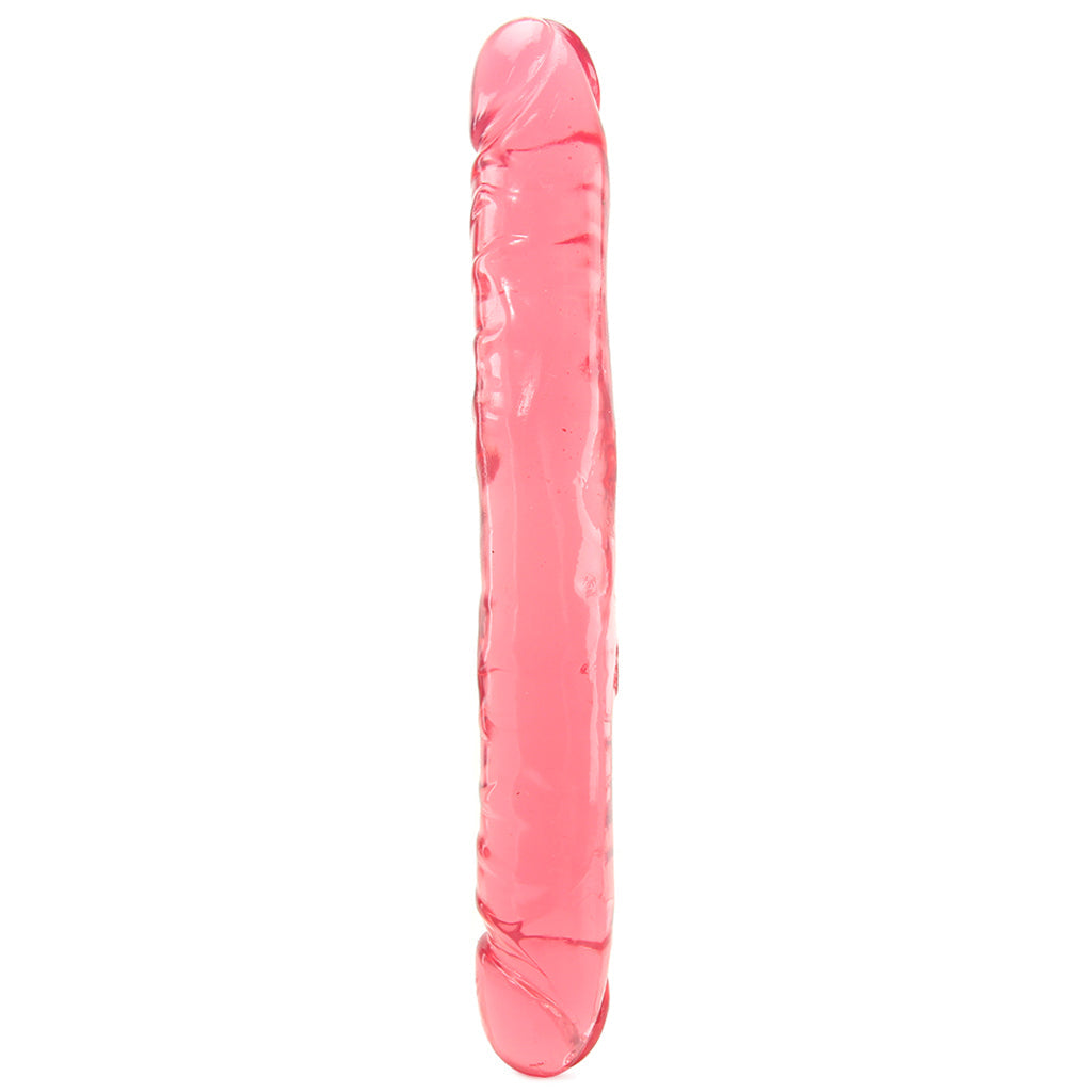 Crystal Jellies 12 Inch Double Dildo in Pink